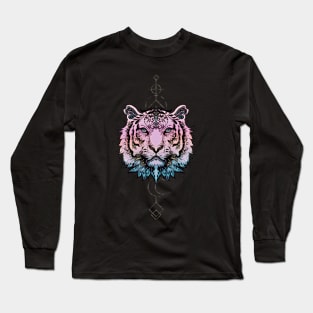 Wonderful Colorful Tiger Long Sleeve T-Shirt